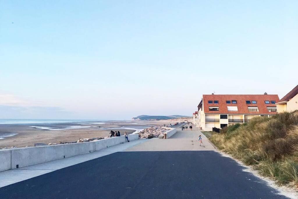 Apartamento Duplex Avec Jacuzzi Vue Imprenable Sur La Baie De Wissant Exterior foto
