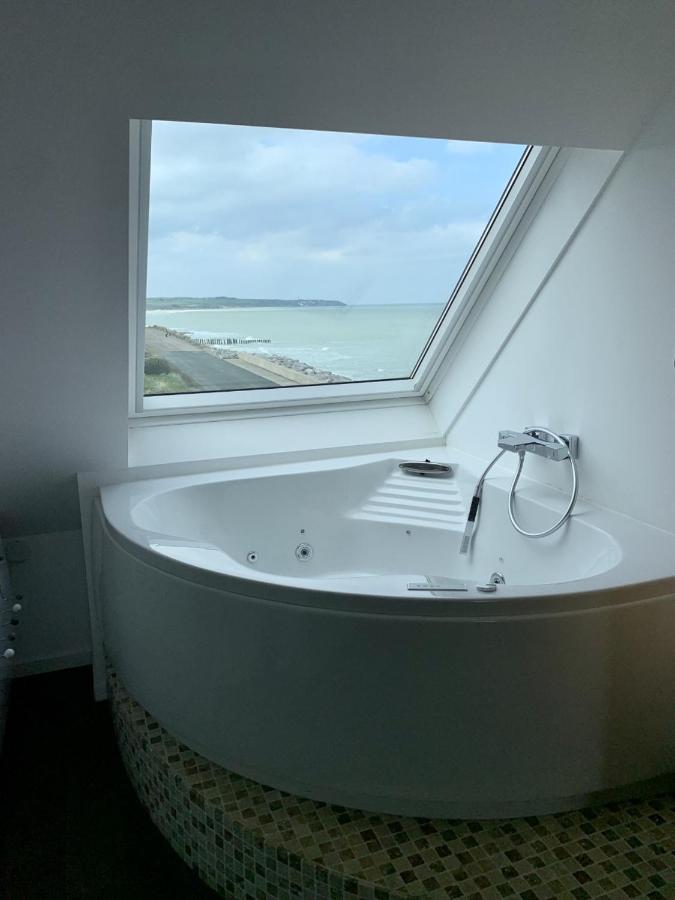 Apartamento Duplex Avec Jacuzzi Vue Imprenable Sur La Baie De Wissant Exterior foto